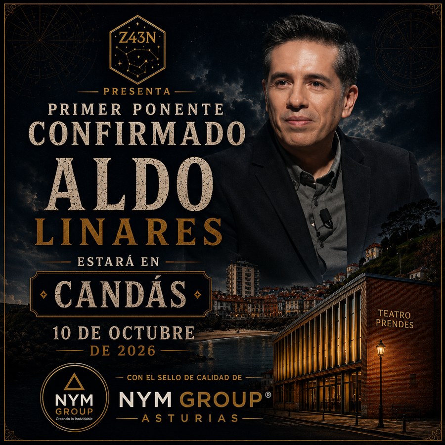 Cartel de Aldo Linares, primer ponente confirmado