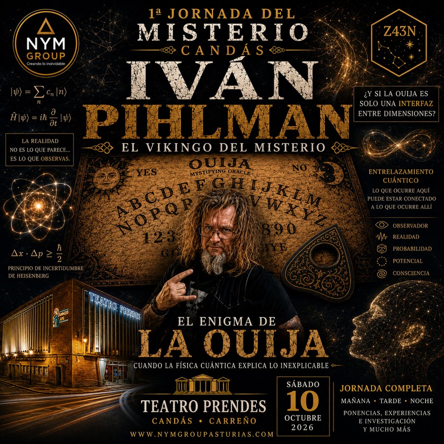 Cartel de Iván Pihlman, el enigma de la Ouija