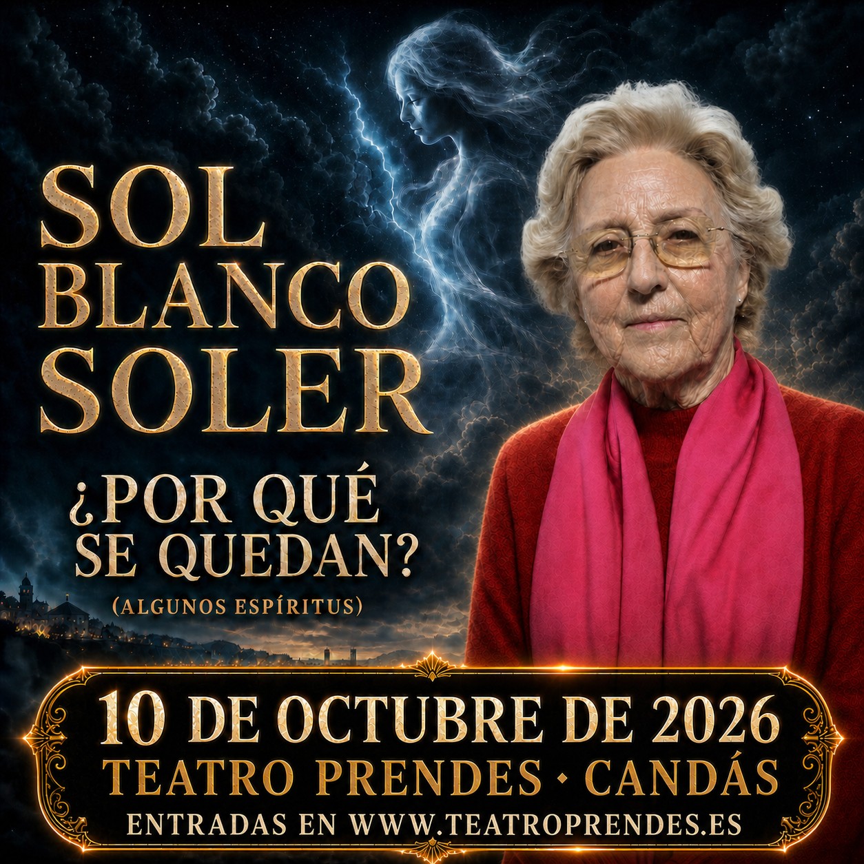Cartel de Sol Blanco Soler, décima ponente confirmada: ¿por qué se quedan algunos espíritus entre nosotros?