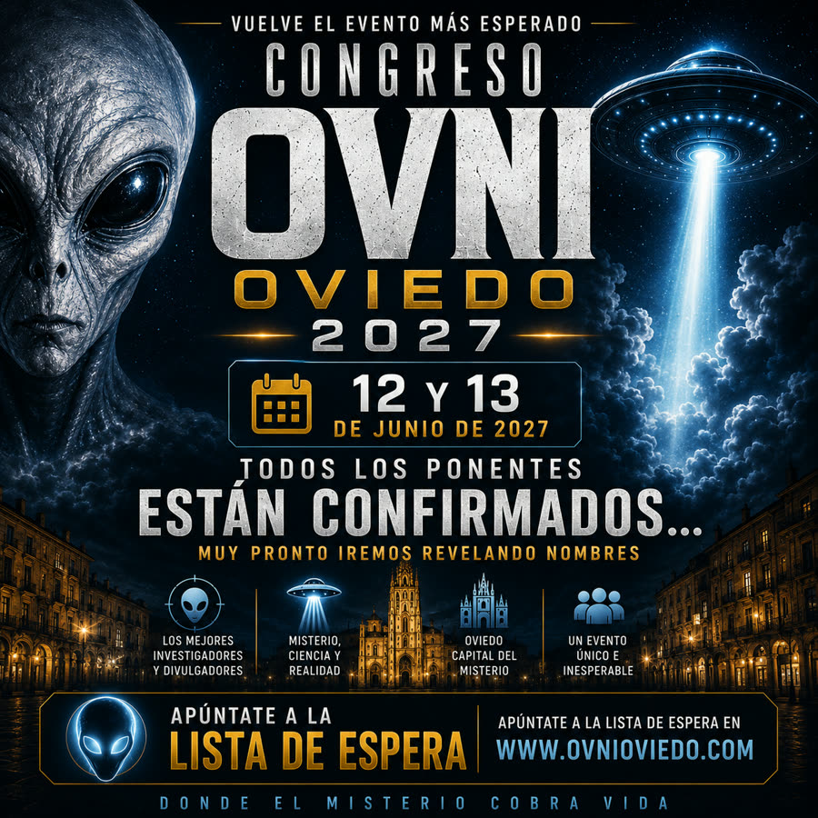 Cartel del Congreso OVNI Oviedo 2027